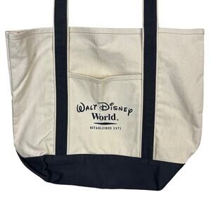 Walt Disney World Boat Tote Canvas Blue WDW